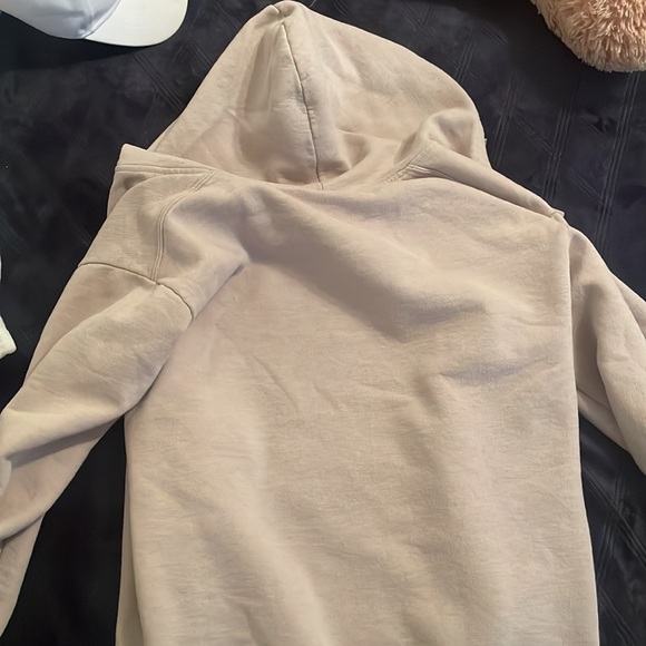 tan fruit of the loom zip up jacket S - Picture 5 of 5